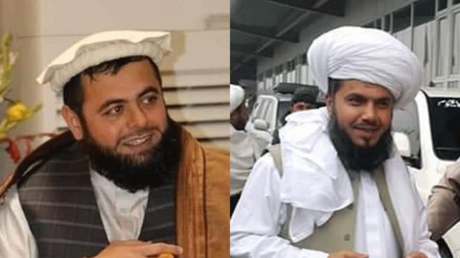 ملا تره خېل محمدي (ښی لاس) او مولوي عبدالحکیم منیب